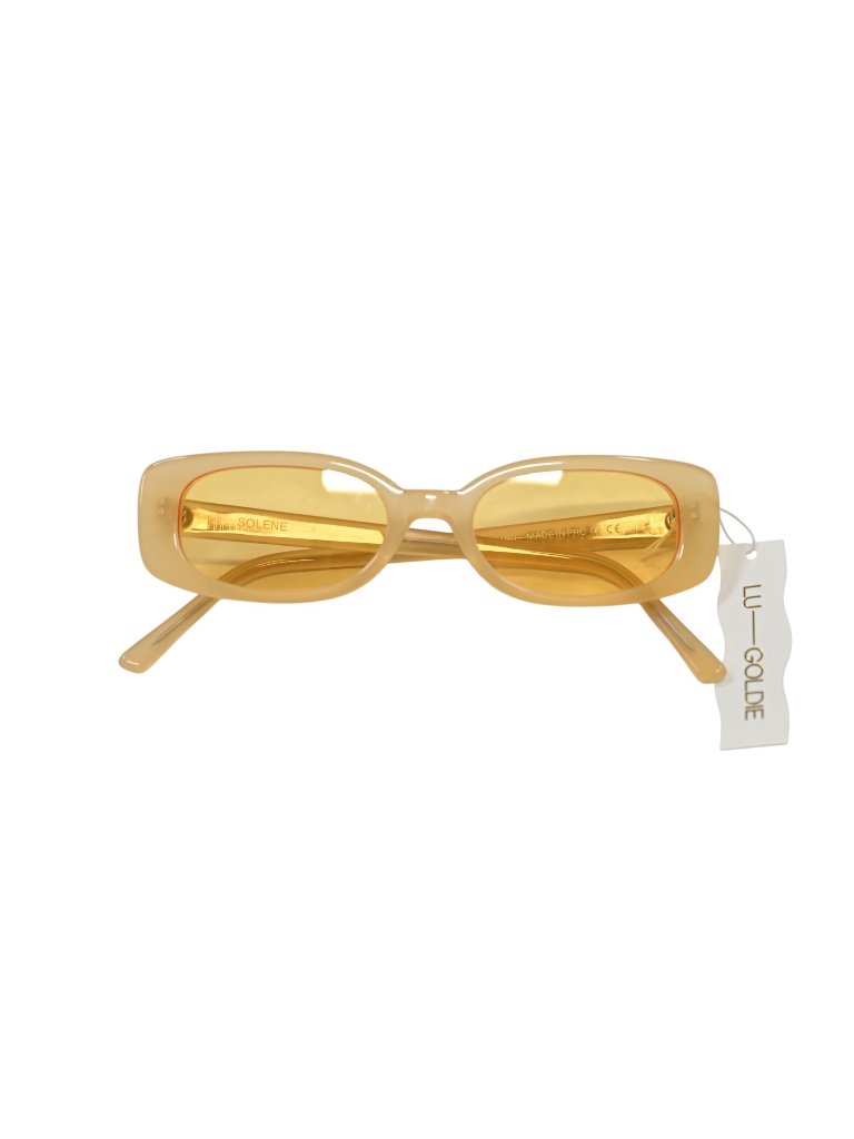 Lu Goldie Solene Sunglasses In Lemon